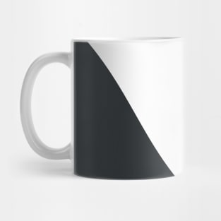 Boho abstract gray and white pastel swirl pattern Mug